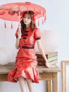 画像9: 【SALE!!】【即日発送】マーメイドスカートチャイナドレスコスプレ (SE02YN)【sugar nineハロウィン2点セット】【S-Lサイズ/1カラー】(SE02YN)[HC03] (9)