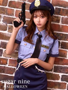 画像26: 【即日発送】ポリスコスプレ /警察官コスプレ【sugar nineハロウィン5点セット】【S-XLサイズ/1カラー】(HC206-2)[[HC03]-Bnvg] (26)