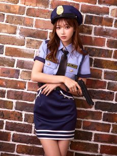 画像27: 【即日発送】ポリスコスプレ /警察官コスプレ【sugar nineハロウィン5点セット】【S-XLサイズ/1カラー】(HC206-2)[[HC03]-Bnvg] (27)