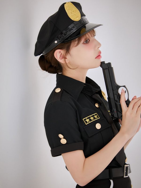 即日発送】ポリスコスプレ /警察官コスプレ【sugar nineハロウィン5点