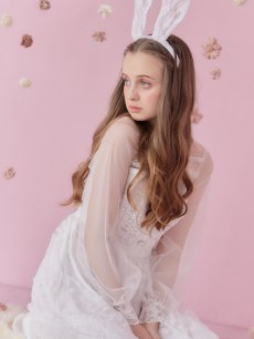 画像4: 【SALE!!】バニーワンピースコスプレ/レースワンピース【sugar nineハロウィン3点セット】【S-Lサイズ/1カラー】[HC03] (4)