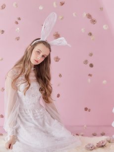 画像9: 【SALE!!】バニーワンピースコスプレ/レースワンピース【sugar nineハロウィン3点セット】【S-Lサイズ/1カラー】[HC03] (9)