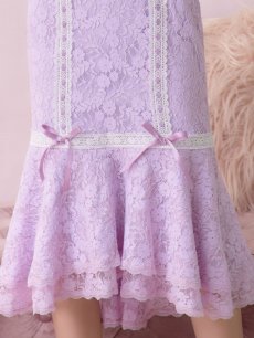 画像8: 【SALE!!】バニーレースワンピースコスプレ/マーメイドスカート【sugar nineハロウィン3点セット】【S-Lサイズ/2カラー】(SU220153)[HC03] (8)