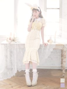 画像5: 【SALE!!】【ハロウィン】 バニーレースワンピースコスプレ 【コスプレ3点セット】【S-Lサイズ/2カラー】[HC03] (5)