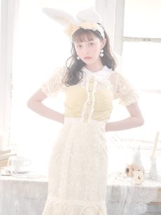 画像4: 【SALE!!】【ハロウィン】 バニーレースワンピースコスプレ 【コスプレ3点セット】【S-Lサイズ/2カラー】[HC03] (4)