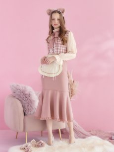 画像5: 【即日発送】ツイードキャットワンピースコスプレ/マーメイドスカート【sugar nineハロウィン3点セット】【S-Lサイズ/1カラー】[HC03] (5)