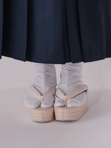 画像2: 【卒業袴用着付け小物】足袋【フリーサイズ/1カラー】 (2)