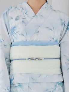 画像21: 【即日発送】水彩の涼花な牡丹浴衣 【浴衣3点セット 浴衣/帯/下駄】 [YMT] (21)