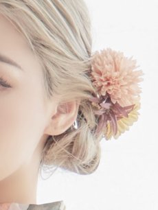 画像6: 【即日発送】【オリジナル浴衣】アンティークオレンジフラワー浴衣 【浴衣3点セット 浴衣/帯/下駄】 [YMT] (6)