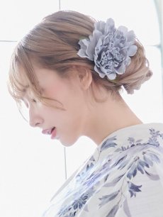 画像6: 【即日発送！】可憐なニュアンスパープル鈴蘭浴衣 【浴衣3点セット 浴衣/帯/下駄】 [YMT] (6)