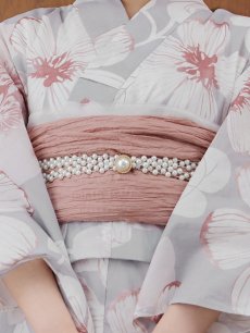 画像16: 【即日発送】シック大人フラワー浴衣 【浴衣3点セット 浴衣/帯/下駄】 [YMT] (16)