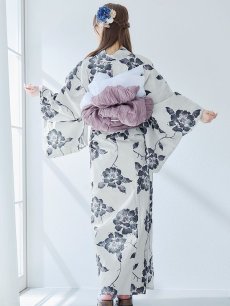 画像13: 【即日発送】古典ロマン牡丹浴衣 【浴衣3点セット 浴衣/帯/下駄】 [YMT] (13)