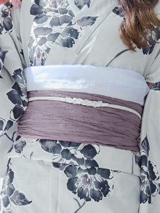 画像14: 【即日発送】古典ロマン牡丹浴衣 【浴衣3点セット 浴衣/帯/下駄】 [YMT] (14)