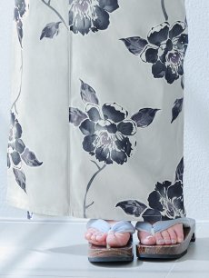画像15: 【即日発送】古典ロマン牡丹浴衣 【浴衣3点セット 浴衣/帯/下駄】 [YMT] (15)