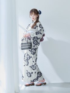 画像6: 【即日発送】古典ロマン牡丹浴衣 【浴衣3点セット 浴衣/帯/下駄】 [YMT] (6)