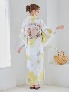 画像19: 【即日発送】ヘルシー油彩牡丹浴衣 【浴衣3点セット 浴衣/帯/下駄】 [YMT] (19)