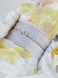 画像20: 【即日発送】ヘルシー油彩牡丹浴衣 【浴衣3点セット 浴衣/帯/下駄】 [YMT] (20)