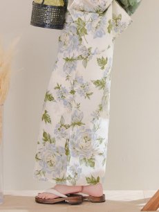 画像18: 【即日発送】ウォームミント浴衣 【浴衣3点セット 浴衣/帯/下駄】 [YMT] (18)