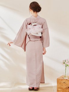 画像14: 【即日発送】【浴衣】ピンク無地浴衣 【浴衣３点セット 浴衣/帯/下駄】 [YMT] (14)