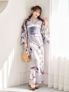 画像10: 【浴衣セール！】【即日発送】ロマンティックピオニー浴衣 【浴衣3点セット 浴衣/帯/下駄】 [FB02] (10)