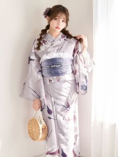 画像11: 【浴衣セール！】【即日発送】ロマンティックピオニー浴衣 【浴衣3点セット 浴衣/帯/下駄】 [FB02] (11)