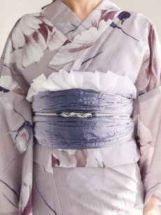 画像18: 【浴衣セール！】【即日発送】ロマンティックピオニー浴衣 【浴衣3点セット 浴衣/帯/下駄】 [FB02] (18)
