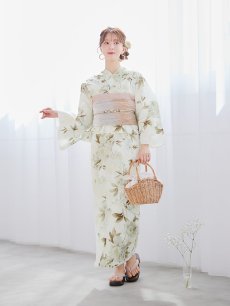 画像13: 【即日発送】秋静牡丹の大人浴衣 【浴衣3点セット 浴衣/帯/下駄】 [YMT] (13)