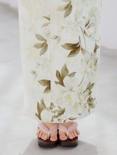 画像16: 【即日発送】秋静牡丹の大人浴衣 【浴衣3点セット 浴衣/帯/下駄】 [YMT] (16)