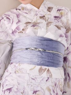 画像16: 【即日発送】藤霞のアンティークローズ浴衣 【浴衣3点セット 浴衣/帯/下駄】  [OF04/HC03] (16)