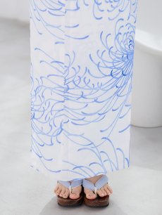 画像16: 【即日発送】白菊月の古典浴衣 【浴衣3点セット 浴衣/帯/下駄】 [YMT] (16)