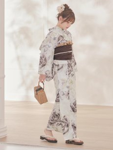 画像7: 送料無料！エクリュアンティークローズ浴衣【浴衣３点セット 浴衣/帯/下駄】[OF04]【予約 / 4月上旬発送予定】y (7)