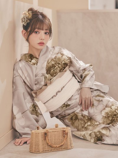 ニュアンスブラウン浴衣