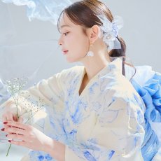 画像8: 【即日発送】【浴衣小物】2連フラワーコサージュ【3カラー】[YMT] (8)
