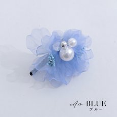 画像3: 【即日発送】【浴衣小物】シアーフラワーパール【2カラー】[YMT] (3)