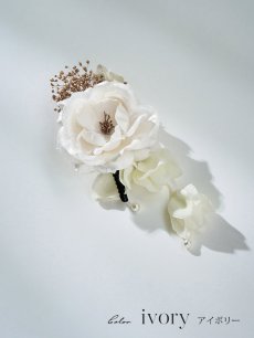 画像2: 【浴衣小物】アンティークフラワーコサージュ【3カラー】 (2)