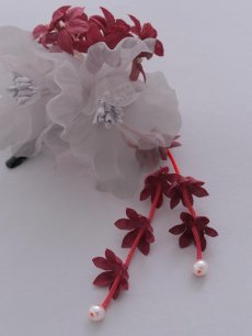 画像3: 【浴衣小物】しだれ小花付き和花コサージュ【1カラー】 (3)