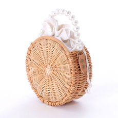 画像4: パールラウンドカゴバッグ[YMT] (4)