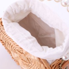 画像7: パールラウンドカゴバッグ[YMT] (7)