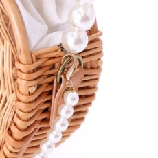 画像6: パールラウンドカゴバッグ[YMT] (6)