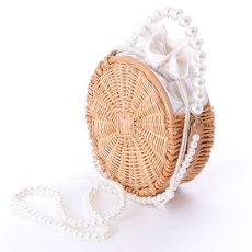 画像3: パールラウンドカゴバッグ[YMT] (3)