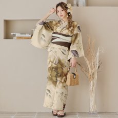 画像7: バンブーハンドル/レザー×スプリットラタンカゴバッグ[HC02] (7)