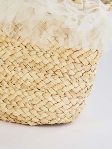 画像10: フリルチュールカゴバッグ【2カラー】[OF01] (10)