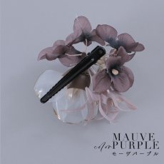 画像6: 【浴衣小物】パール付き3連フラワーコサージュ【2カラー】[HC02] (6)