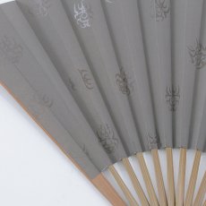 画像3: 【即日発送】【浴衣小物/扇子】押隈柄扇子【1カラー】[HC02] (3)