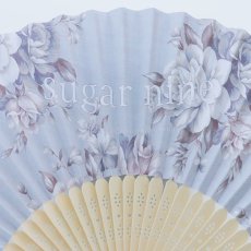 画像6: 【即日発送】【浴衣小物/扇子】フラワー柄扇子【4カラー】[YMT] (6)