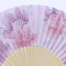 画像9: 【即日発送】【浴衣小物/扇子】フラワー柄扇子【4カラー】[YMT] (9)