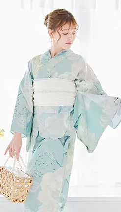 三上悠亜イエローミント浴衣