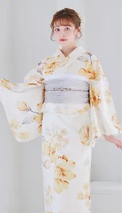 三上悠亜イエローミント浴衣