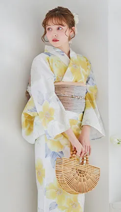 三上悠亜イエローミント浴衣