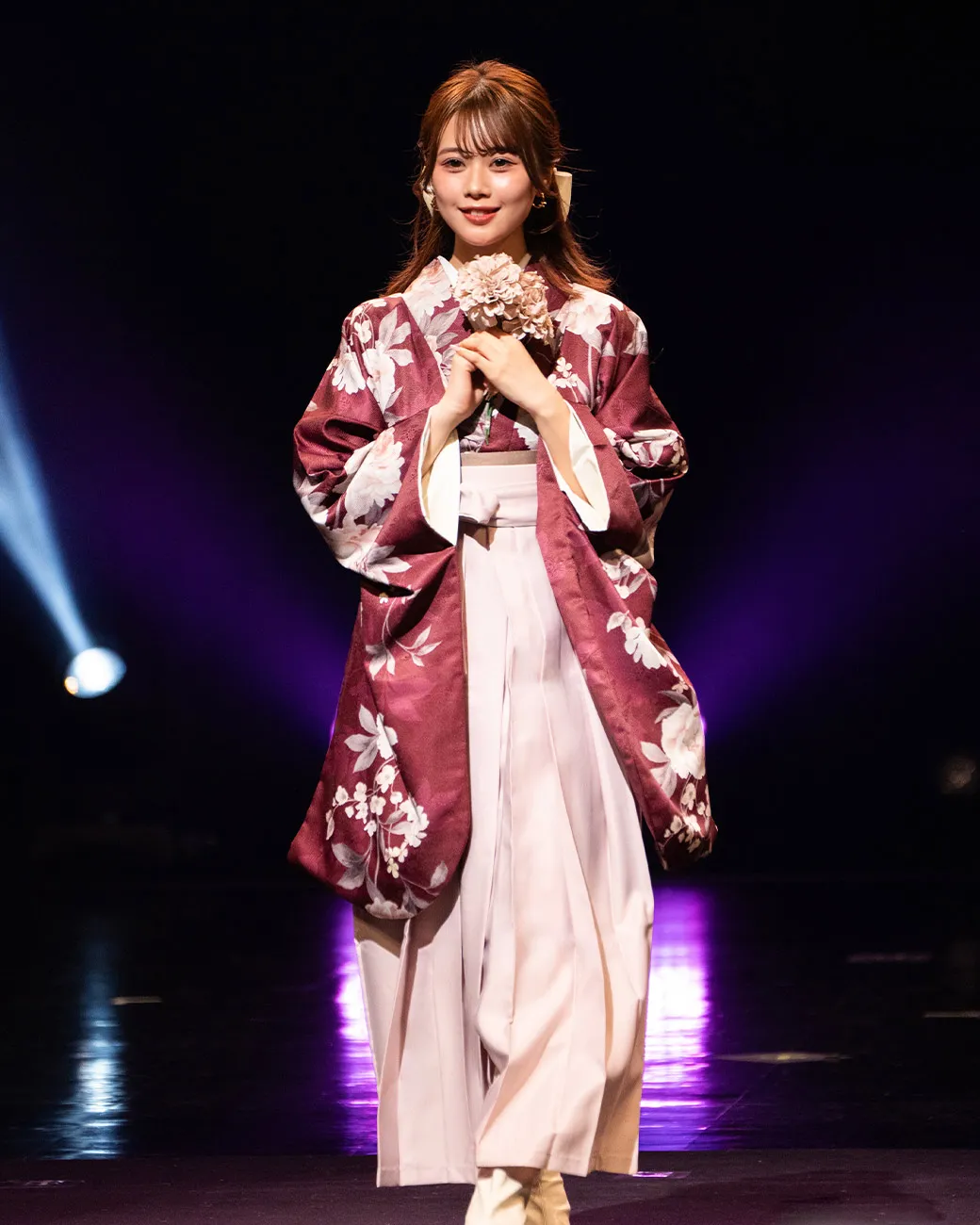 2025WINTER GAKUSEI RUNWAY 袴ステージランウェイレポート62